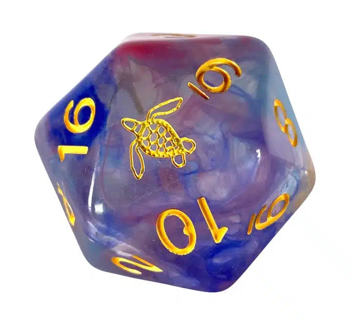 Role 4 Initiative Diffusion XL Coral Reef D20 w/Symbol - A Muse N Games